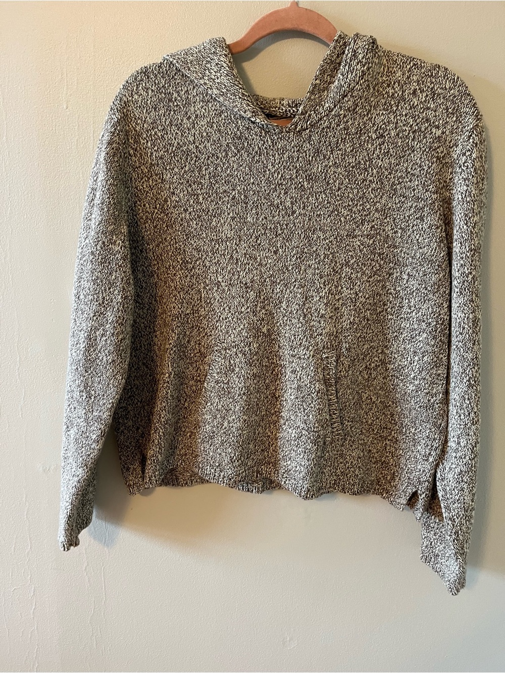 Great Northwest Clothing Company Marled Brown & Cream Pullover Sweater Cotton